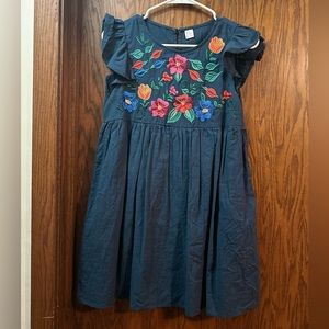 Floral print flowy dress